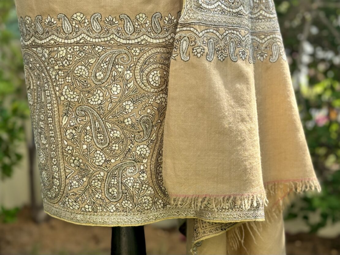 Golden Dusk Pashmina Shawl