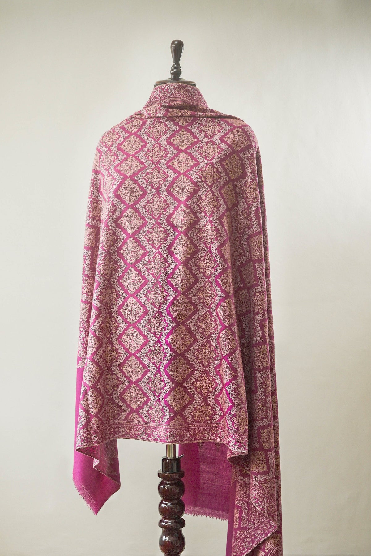 Pink Sozni Jamawar