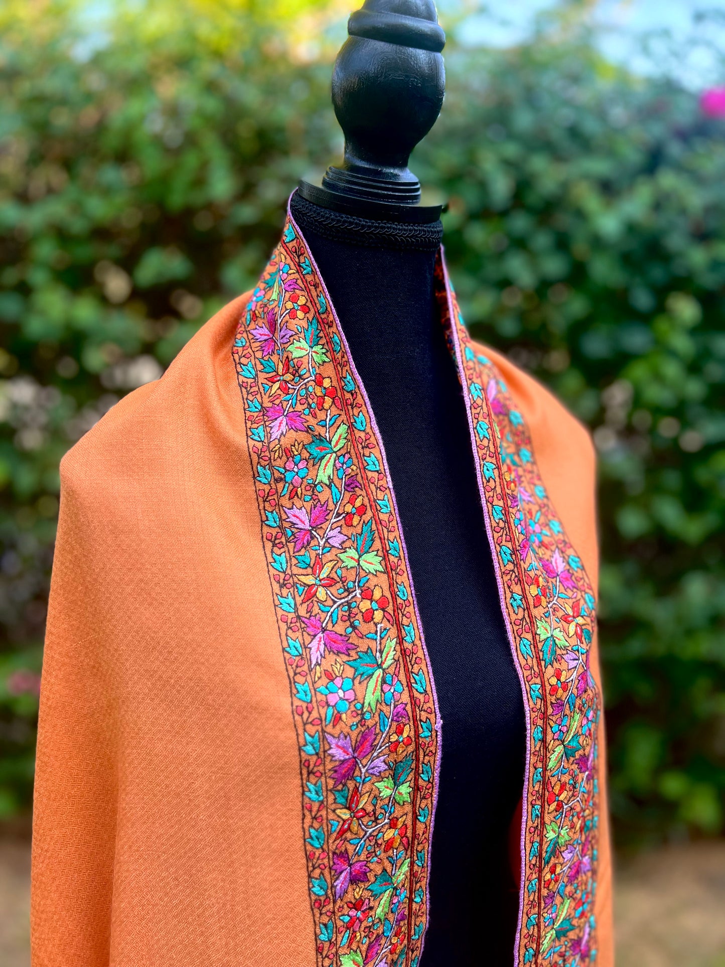 Bright Tangerine Pashmina