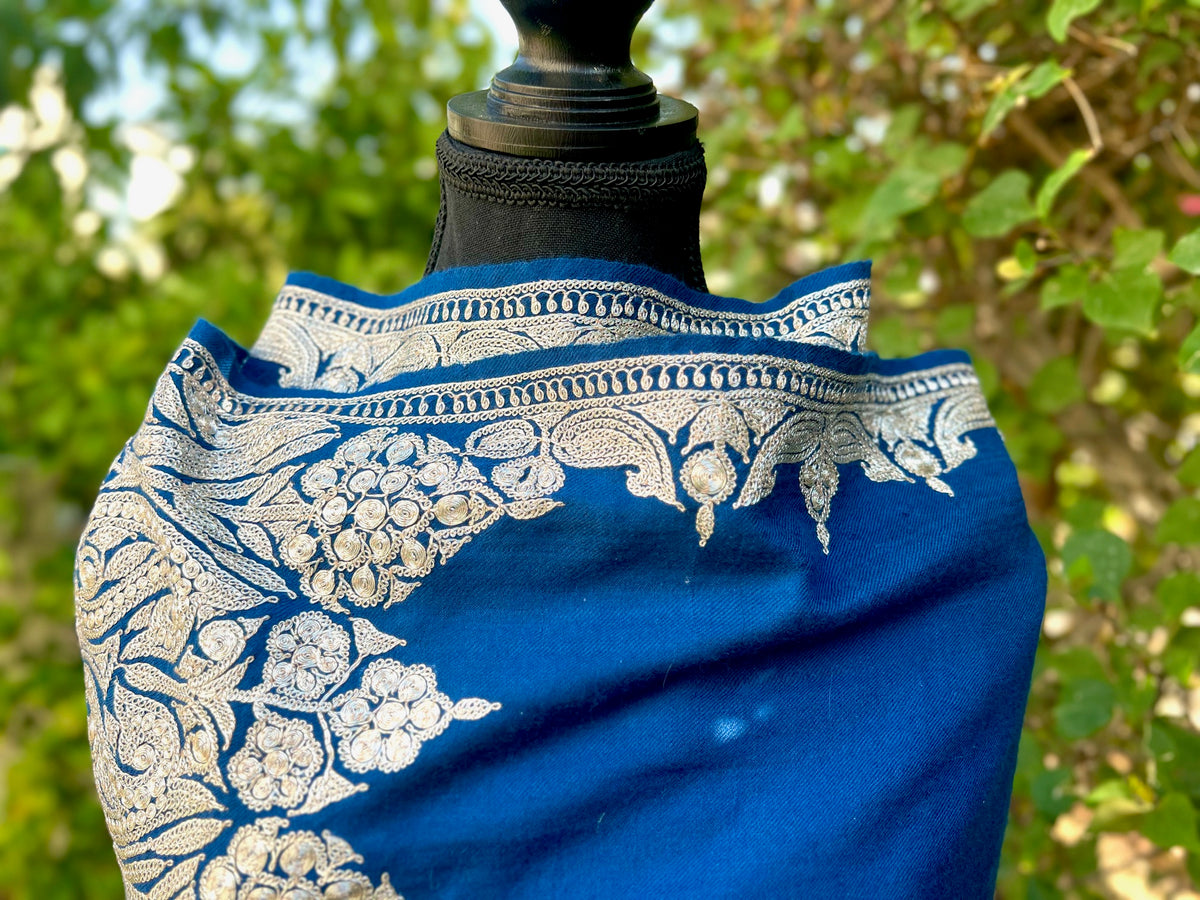Azure Royal Pashmina