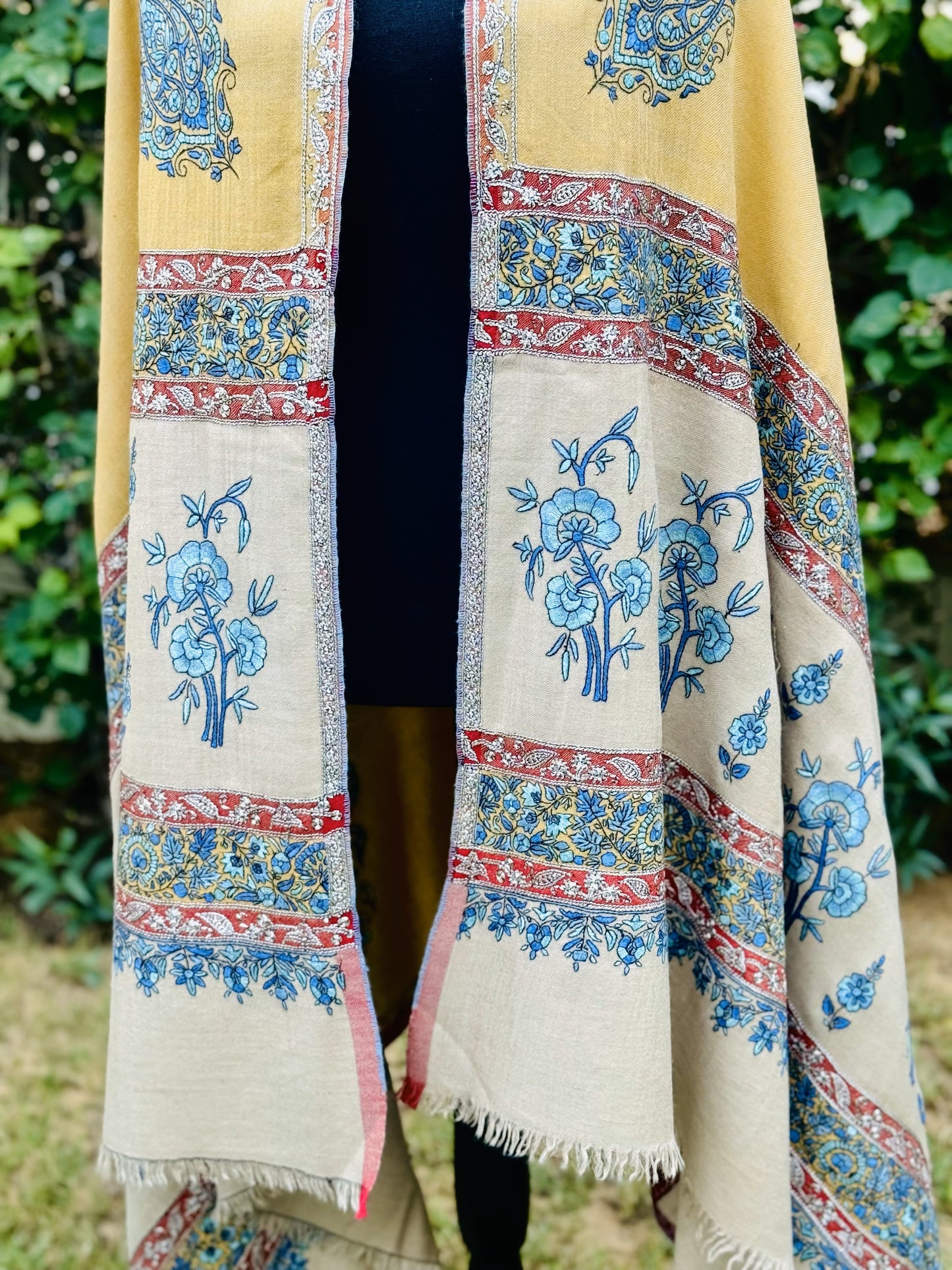 Royal Yellow Pashmina Shawl