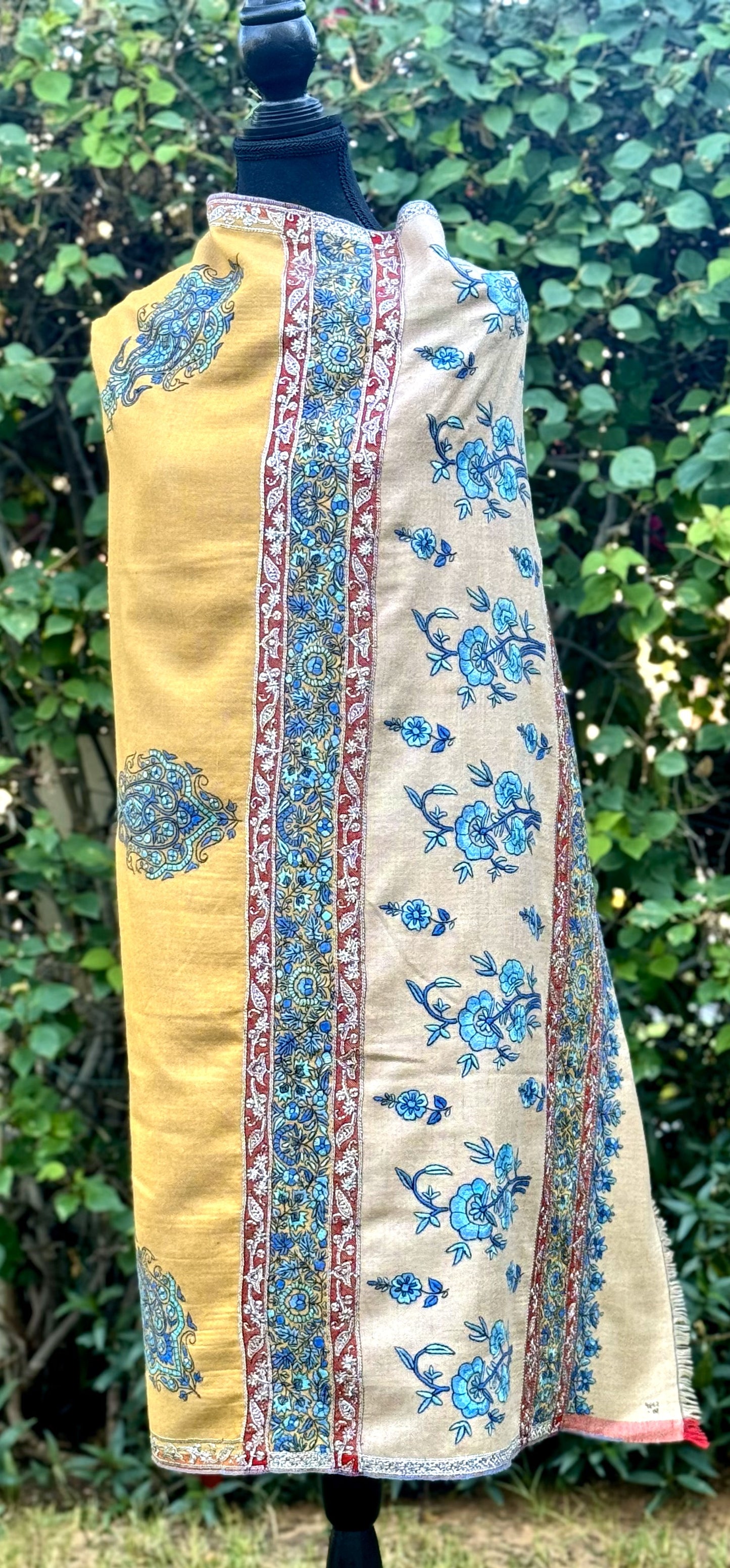 Royal Yellow Pashmina Shawl