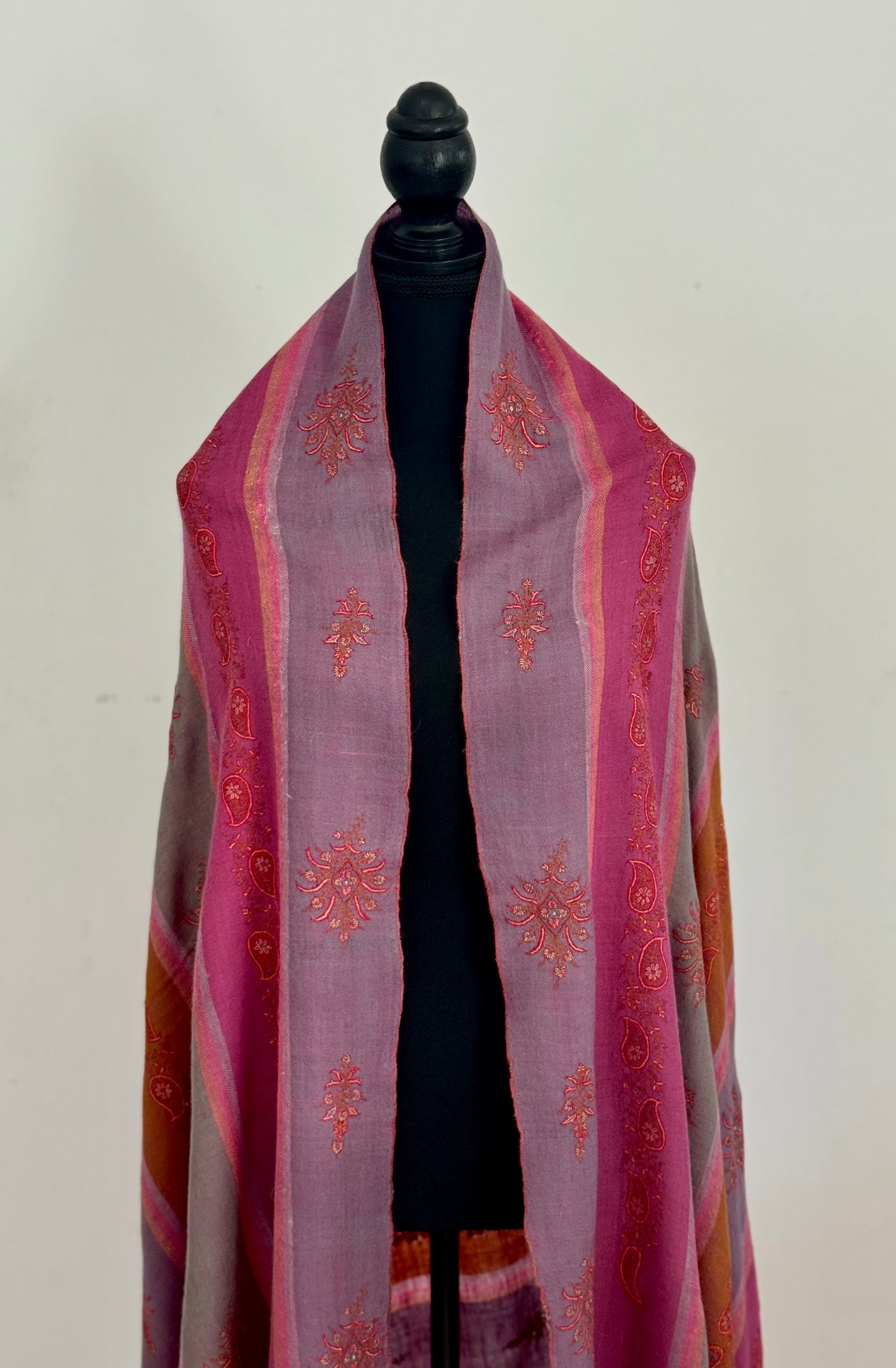 Patterned Pashmina Shawl