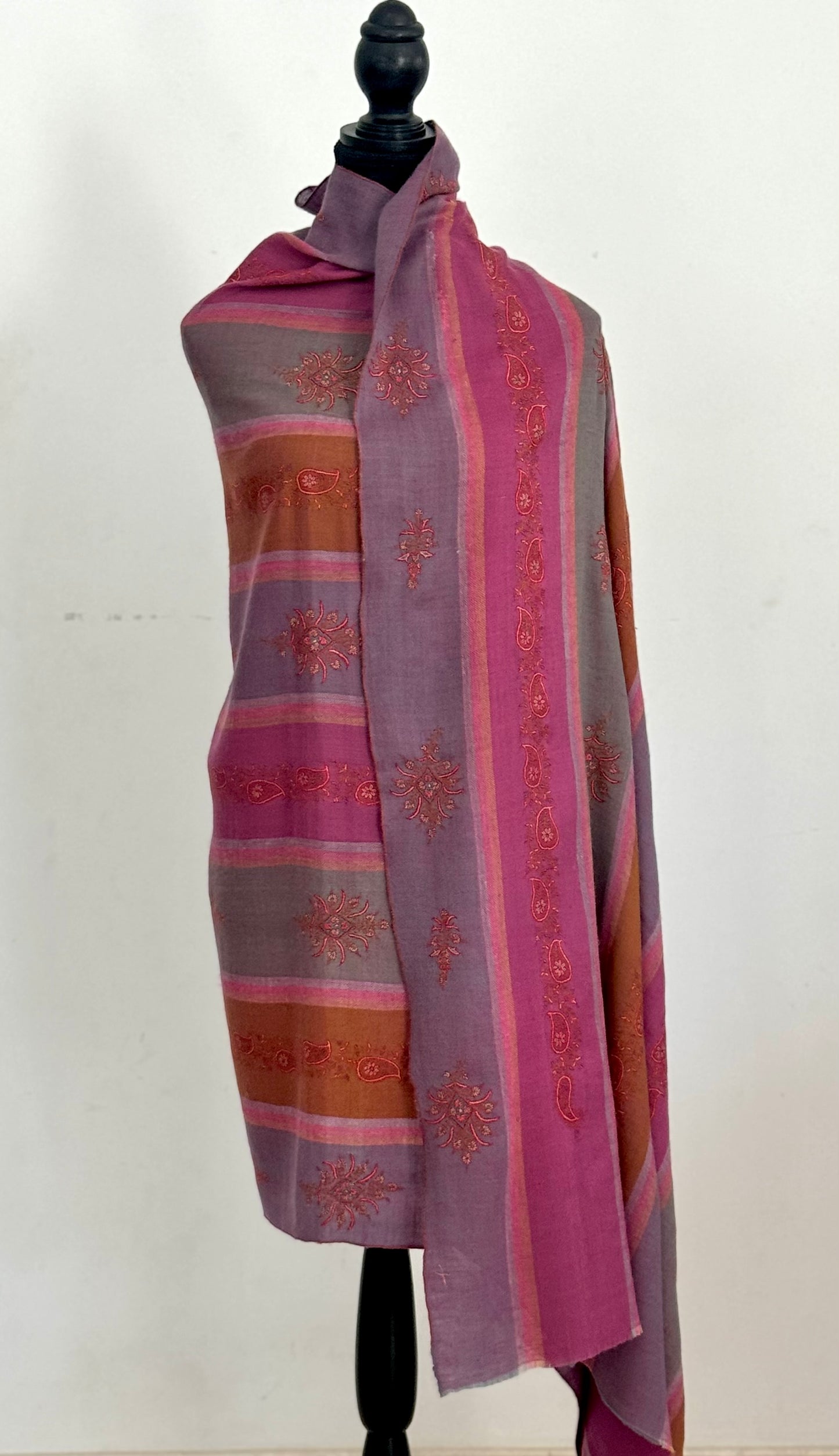 Patterned Pashmina Shawl