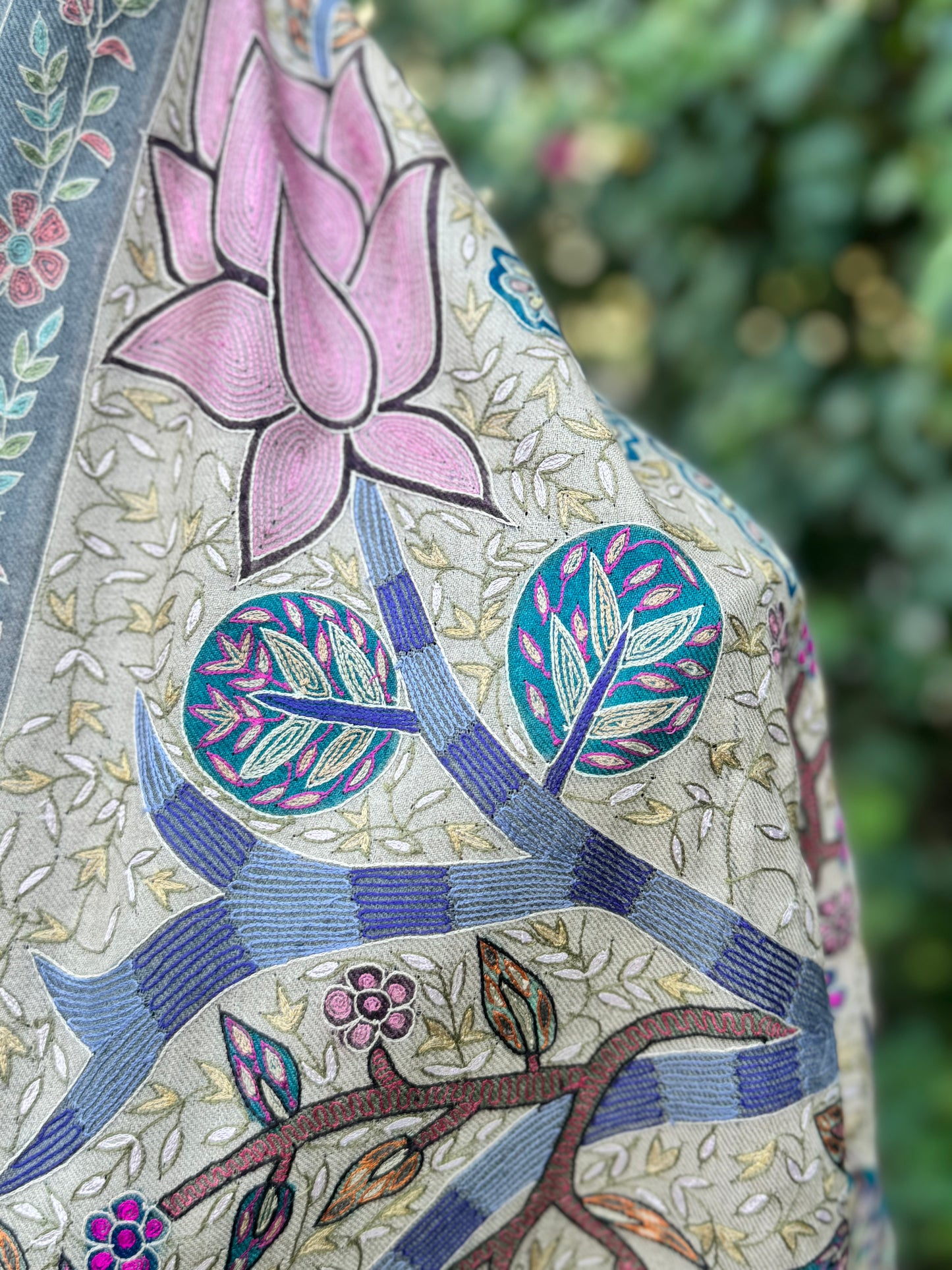 Canvas Bloom Pashmina