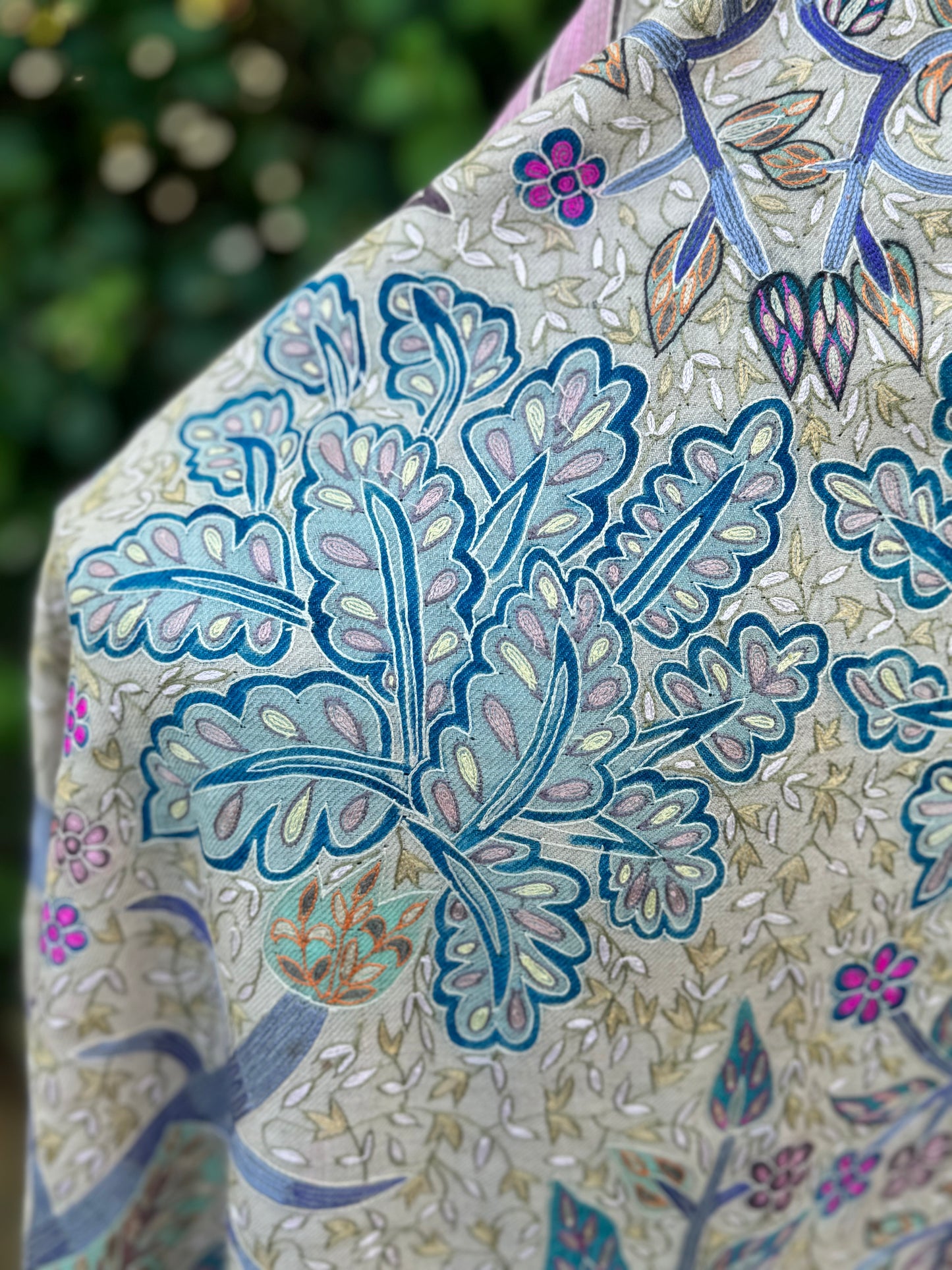 Canvas Bloom Pashmina
