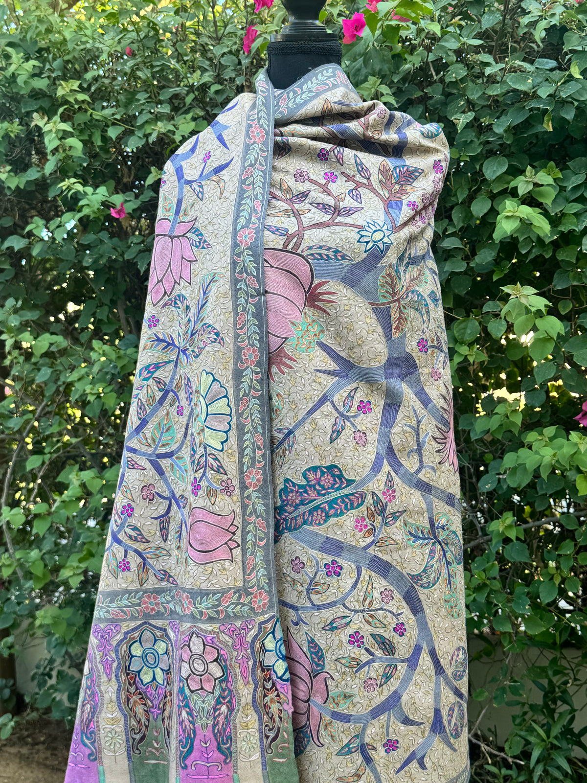 Canvas Bloom Pashmina