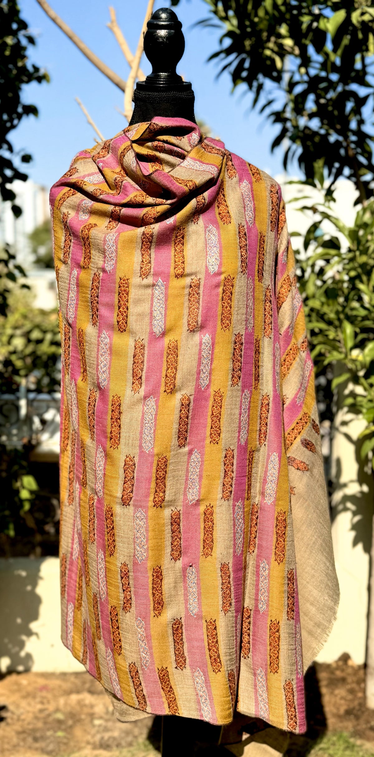 Ethereal Stripe Pashmina