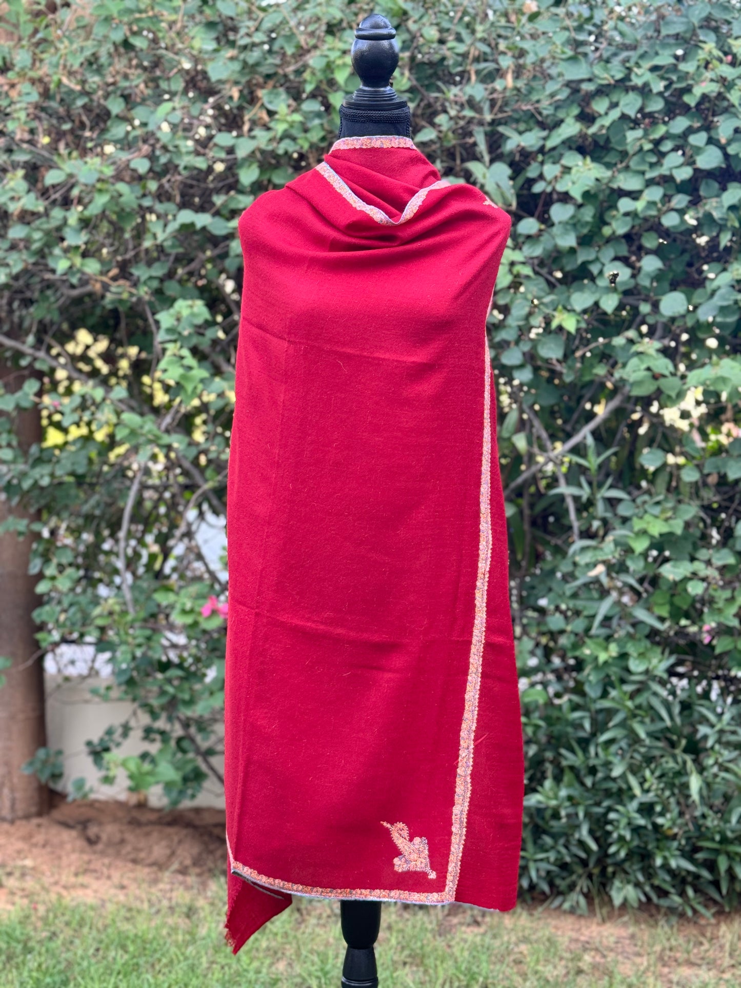 Regal Red Pashmina Palla