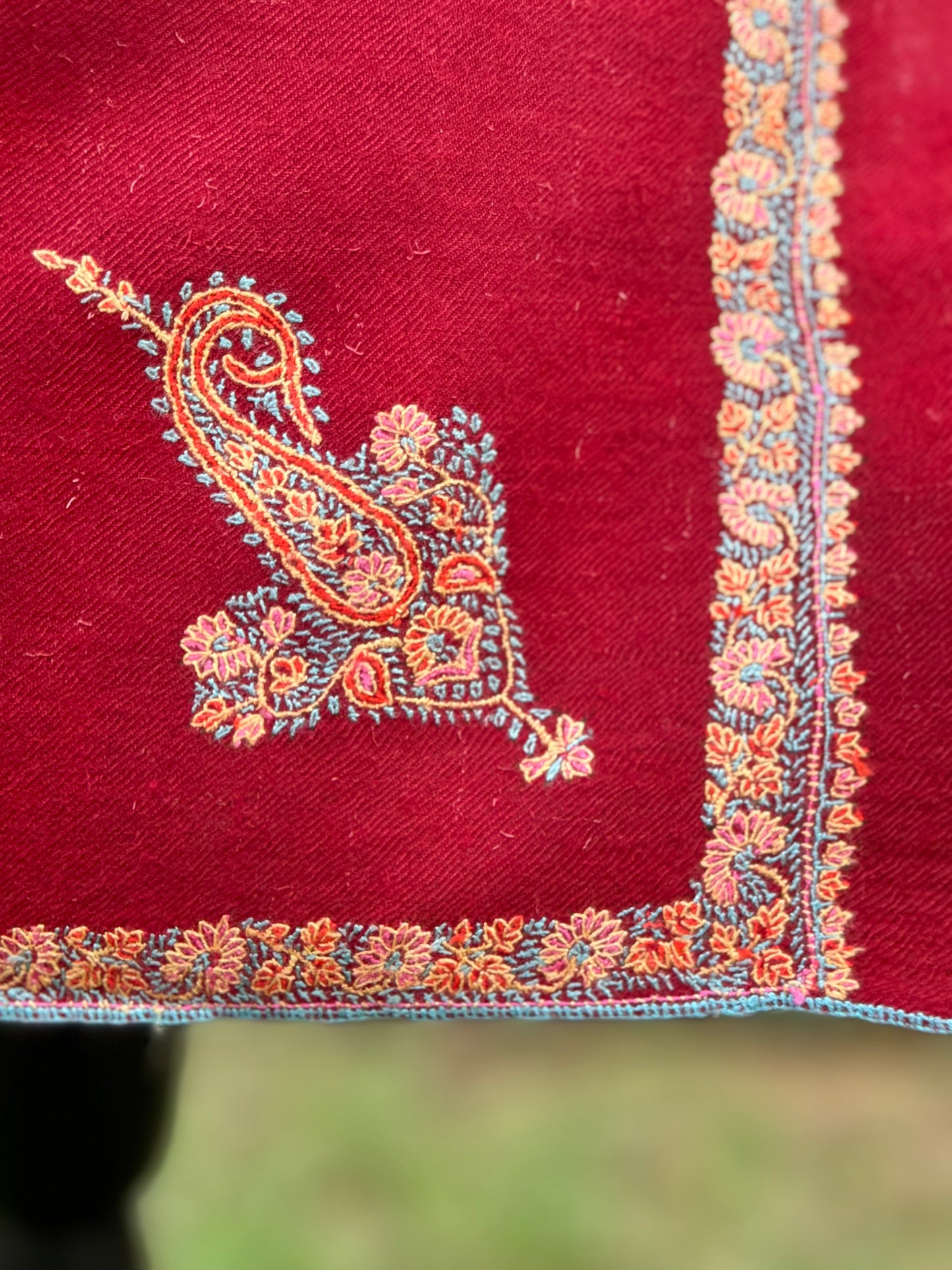 Regal Red Pashmina Palla