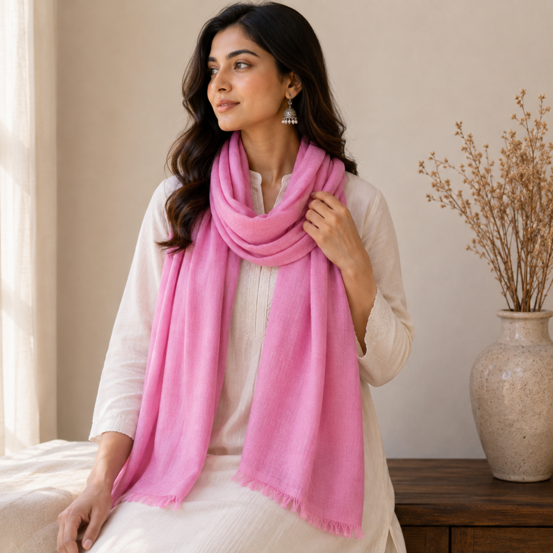 Pink Pashmina wrap