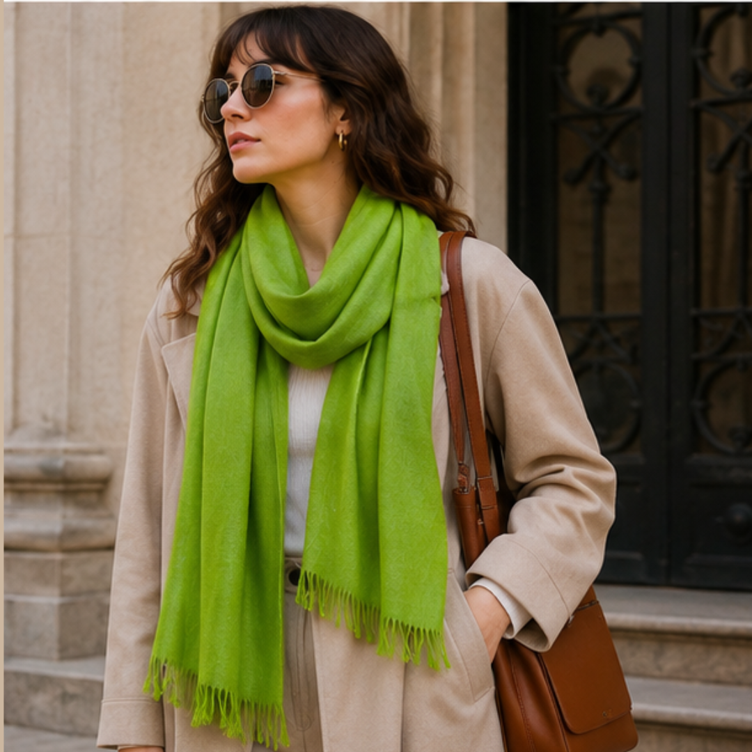 Green Pashmina wrap