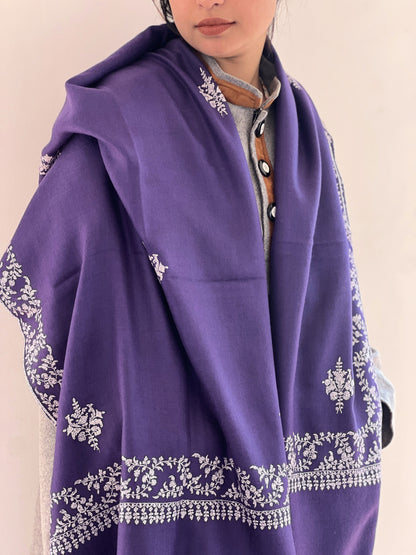 Purple Heritage Pashmina