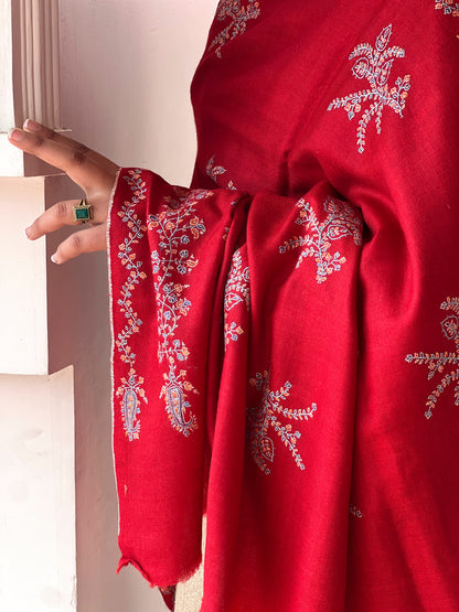 Laal Booti Pashmina