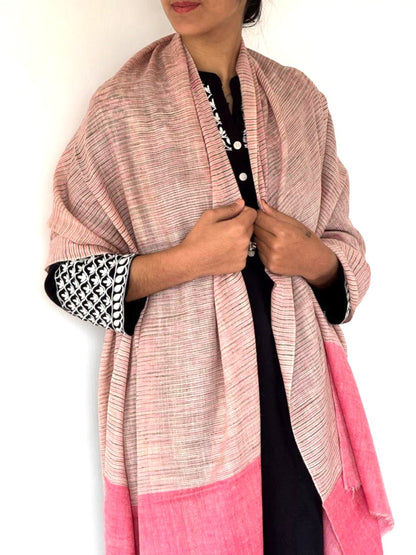 Pink Weave Scarf