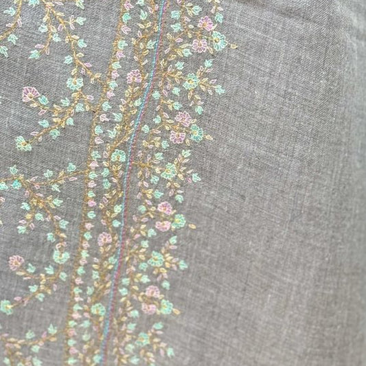 Natural Jalidar Pashmina Shawl