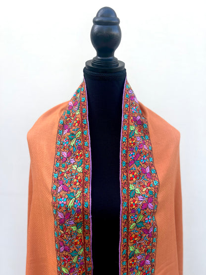 Bright Tangerine Pashmina