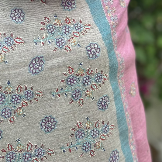 Rose Pink Pashmina Scarf