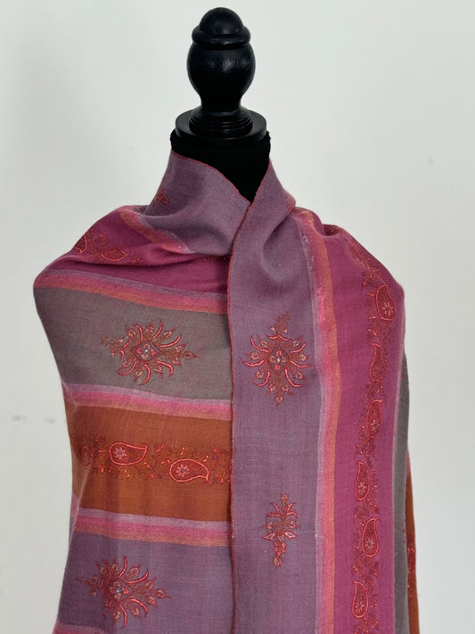 Patterned Pashmina Shawl