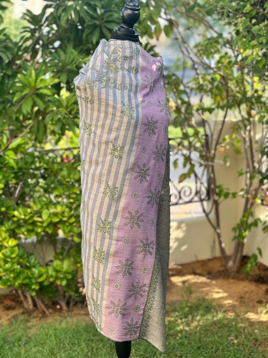 Floral Stride Pashmina