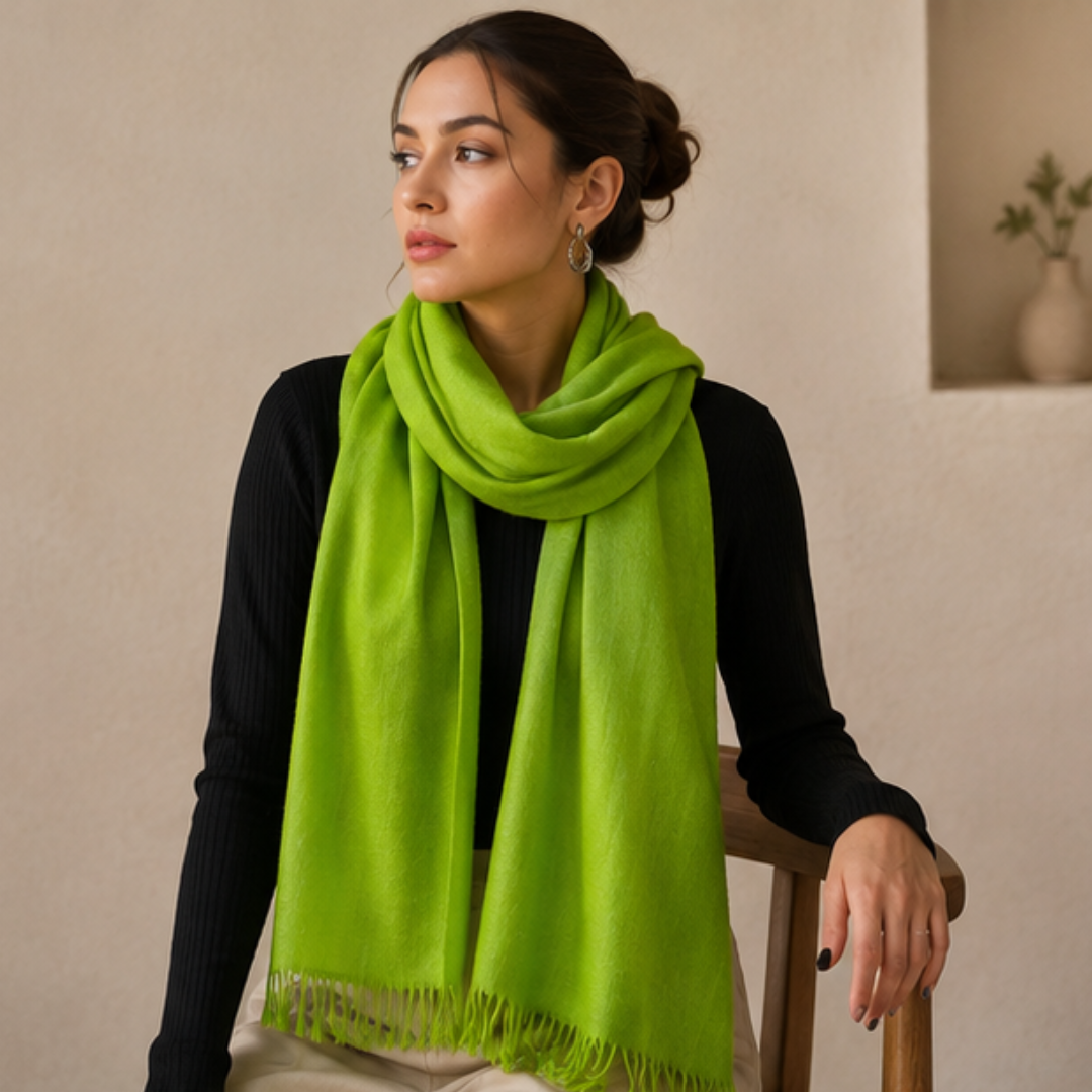 Green Pashmina wrap