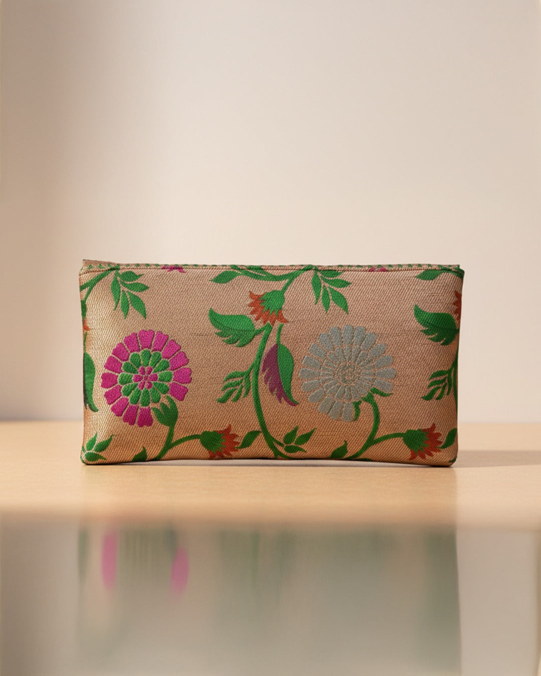 The Paithani Edit- Jewel Clutch