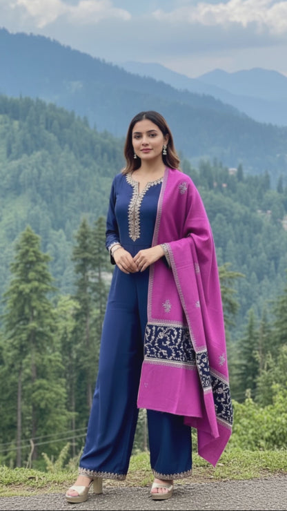 Rose Mirage Pashmina