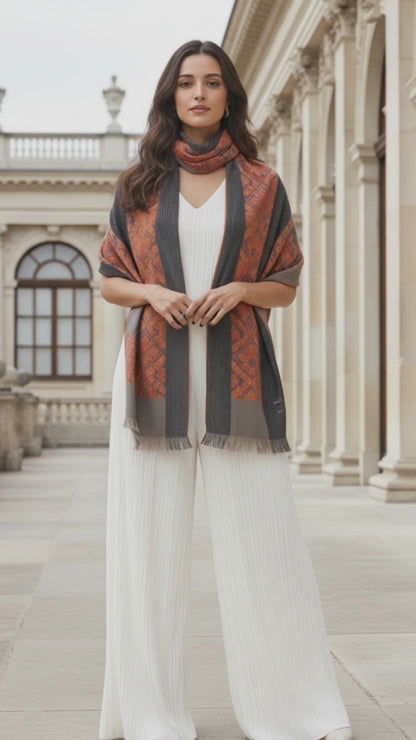 Noir Khatraas Pashmina
